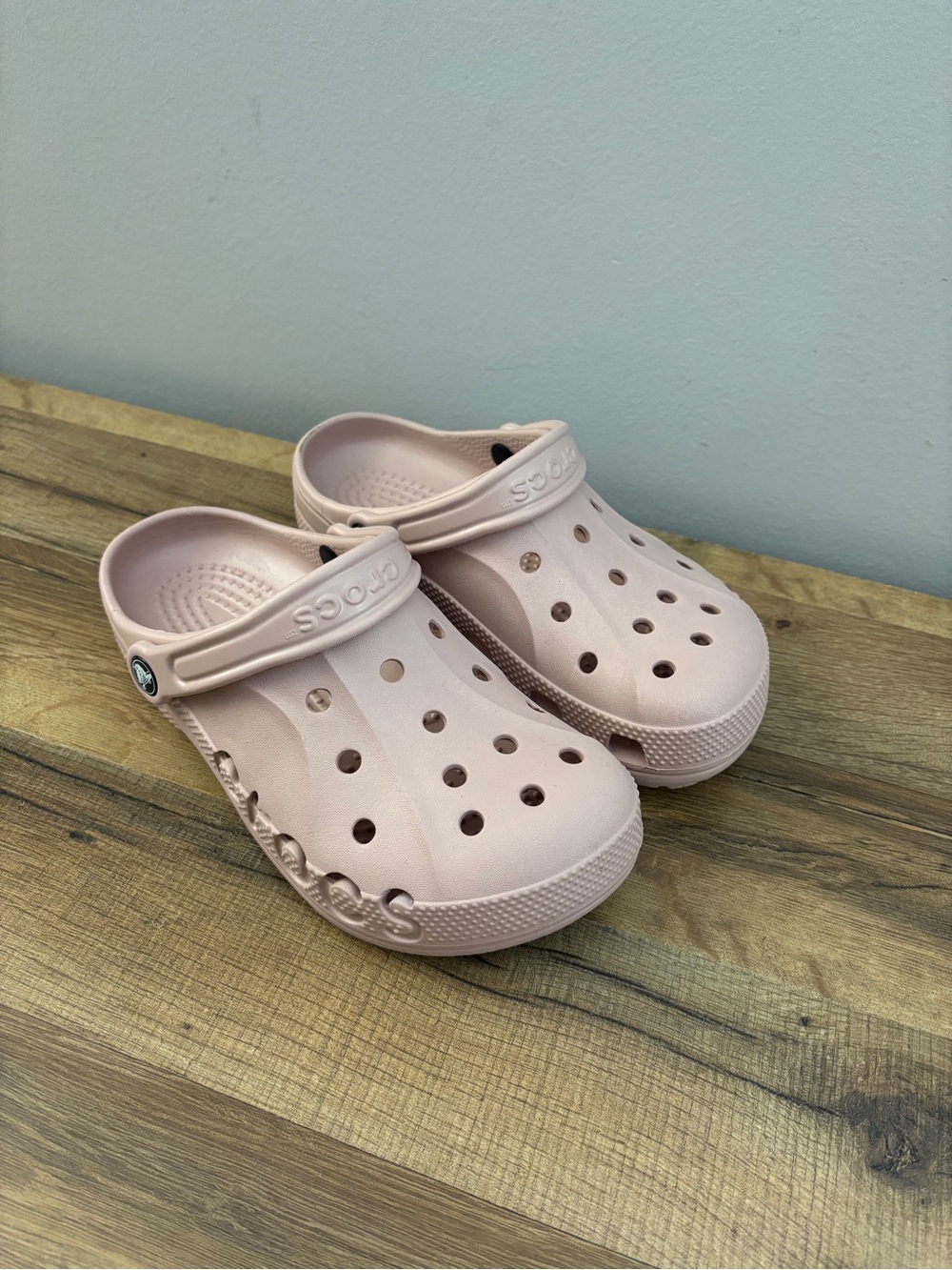 Crocs Baya Slip On Light Weight Clogs Pink Clay Women’s